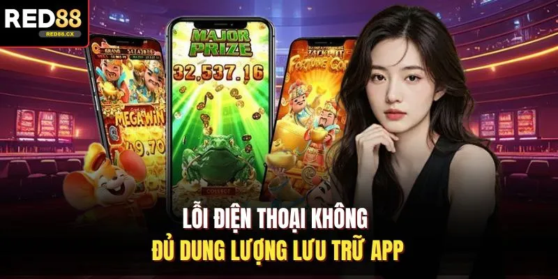 Lỗi điện thoại không đủ dung lượng lưu trữ app